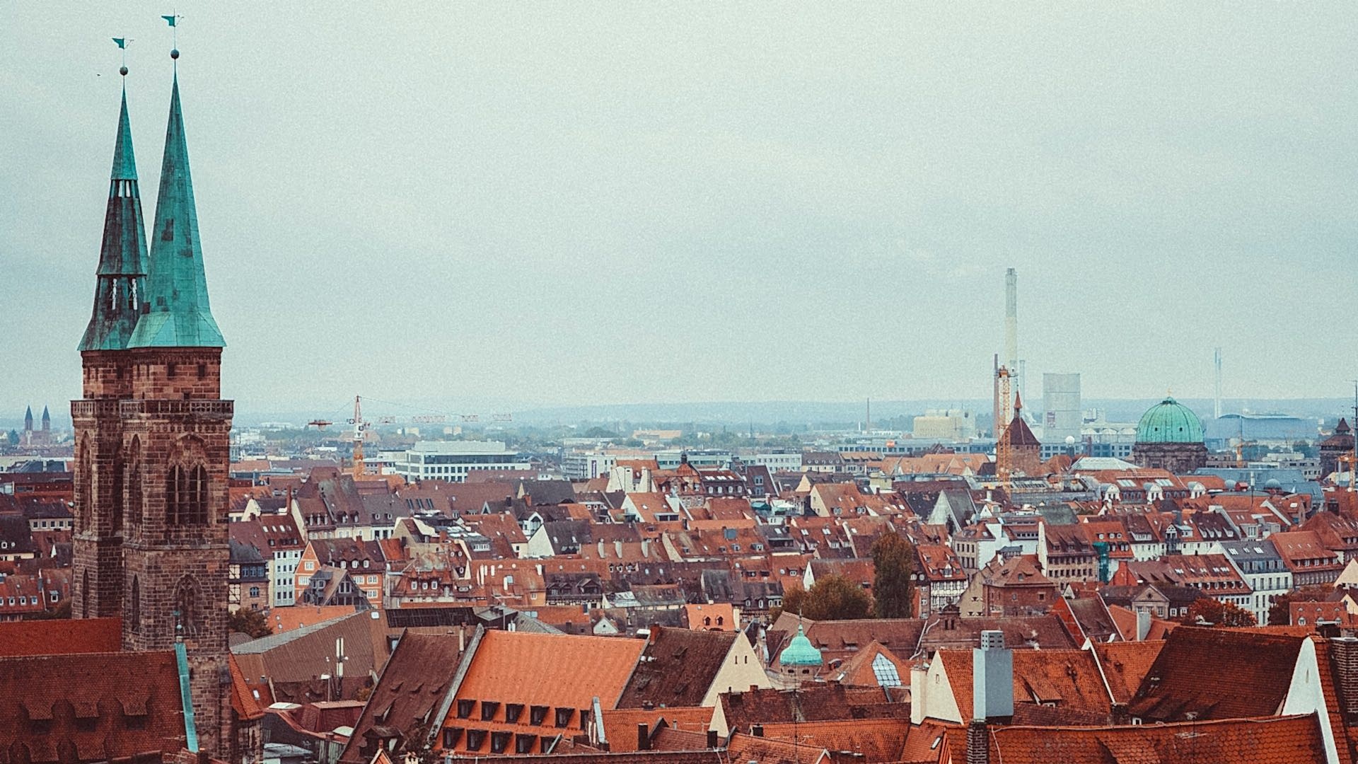 Nurnberg City Skyline